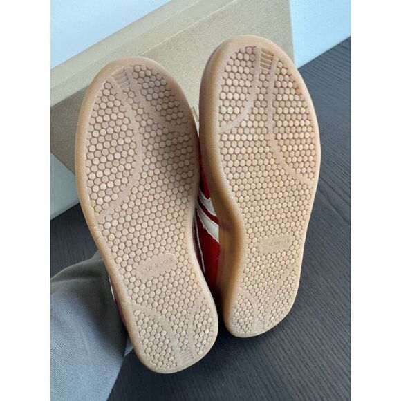 STEVE MADDEN MADRID Low top Sneakers NIB 7.5 Women’s Shoes Red Retro - Picture 7 of 7